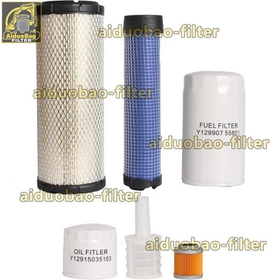 Filter Kit for Takeuchi TB228 TB235 TB250 Excavator Y11980812520 1911102772 Foto 1 de 4