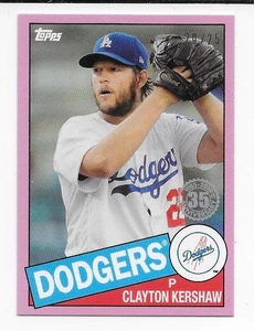 2020 Topps On Demand Mini /25 CLAYTON KERSHAW rosa 1985 - Los Angeles Dodgers - Foto 1 di 1