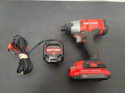 TALADRO DE IMPACTO CRAFTSMAN CMCF800 20V 1/4" CON BATERÍA Y CARGADOR 1.5Ah Foto 1 de 4