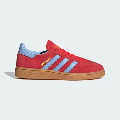 Adidas Balonmano Especial Zapatos Rojo Lúcido Brillo Azul JR3607 Para Mujer Talla 6.5 NUEVO Foto 1 de 4