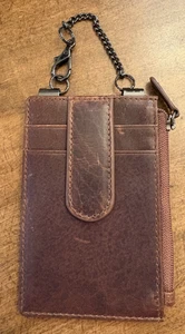 Sidekick Braun Leder Stiefel Reise Geldbörse Magnetverschluss Etui - Bild 1 von 3