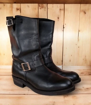 Red Wing 968-1 Engineer Boots Size 12D (Soft Toe) (USA) - Image 1 of 4