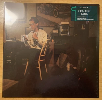 LOGIC - College Park [2LP 2xLP, Green & Black splatter, new and sealed] - Image 1 of 3
