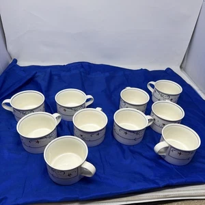 Juego de 10 tazas de té café Mikasa Intaglio CAC20 Annette 3 1/2" fondo plano - Imagen 1 de 24