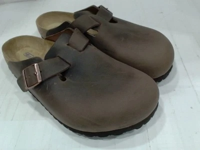 二手良好 - Birkenstock 女式波士顿,油棕色,欧盟 43 / 美国 12 - 12.5 — 第 1/4 张图片