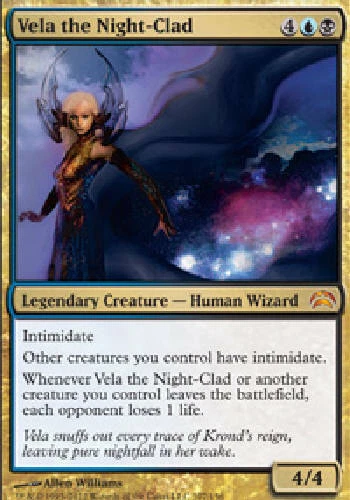 VELA THE NIGHT-CLAD Planechase 2012 MTG Magic the Gathering Cards DJMagic - Image 1 of 1