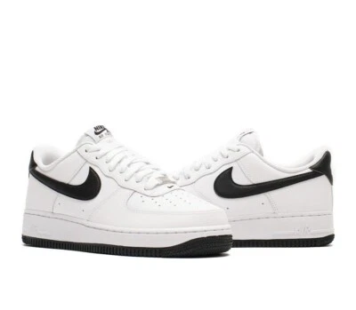 Nike Air Force 1 Low '07 White Black FQ4296-101 Men's Size New - Image 1 of 4