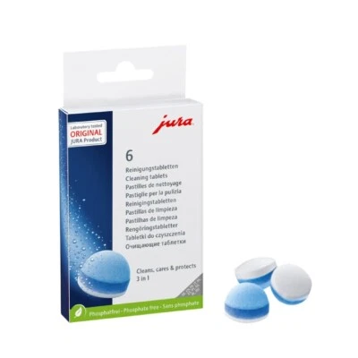 ORIGINAL JURA 3-Phasen Reinigungs Tabletten 24225, 6 Stück - Bild 1 von 3