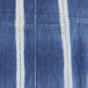 Indigo Textile Dogon or Mossi 65x43 Inch - Picture 1 of 8
