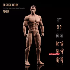 ANT 1:12 Figura Muscolare Flessibile Maschio Forte Corpo Testa Forma Mano Scarpe Modello - Foto 1 di 24