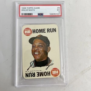 1968 Topps Game Willie Mays #8 PSA 5 HOF - Bild 1 von 3