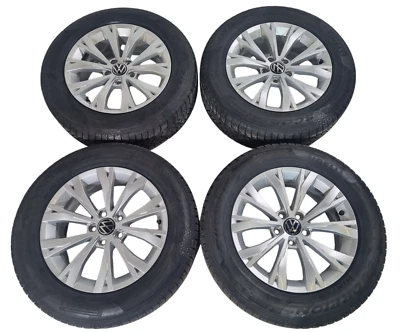 Original VW Tiguan II Montana 17 Zoll Alufelge Allspace BW2 Pirelli Winterreifen - Bild 1 von 4