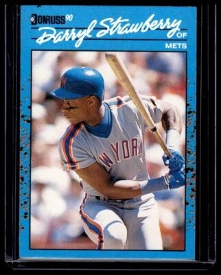 1990 Donruss Best of the NL #80 Darryl Strawberry New York Mets - Image 1 of 2