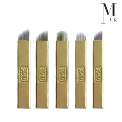 Microblades PCD Steel Brow Needle PMU Micro Blades NANO Eyebrow Microblading