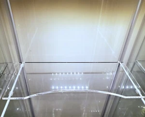 Custom Laser Cut Acrylic Half Shelf for IKEA Detolf - Type "B" - Picture 1 of 4