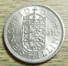 Großbritannien  1  Shilling  1963  englischer Löwe