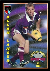 1994 BRISBANE BRONCOS NRL Card ALLAN LANGER State Of Origin - Picture 1 of 2