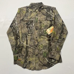 Magellan Herren Small Mossy Oak Rio leichtes Langarm Jagdhemd mit Knopfleiste - Bild 1 von 8