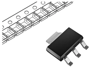 2X FZT690BTA Transistor: NPN DIODES INCORPORATED - Picture 1 of 1