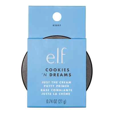 e.l.f. Cookies 'N Dreams Just The Cream Putty Primer, Poreless Putty Primer, NEW - Image 1 of 3