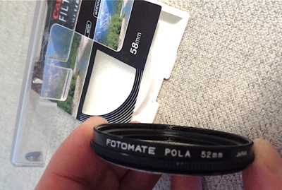 Fotomate Pola 52mm Filter PLUS The Case (Only) for a Canon UV Haze Filter (58mm) - Image 1 of 4
