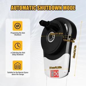 Automatic Garage Roll Up Door Opener Roller Remote Electronic Lift Force 800N - Picture 1 of 16