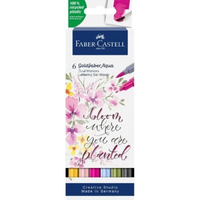 Faber-Castell 164524 - Goldfaber Aqua Dual Marker, 6er Etui - Bild 1 von 3