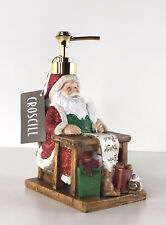 New Croscill Christmas Santa at Desk Making His List Resin Lotion Soap Dispenser