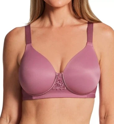 Sujetador inalámbrico Vanity Fair Beauty espalda lisa figura completa 71380 malva 40D Foto 1 de 3