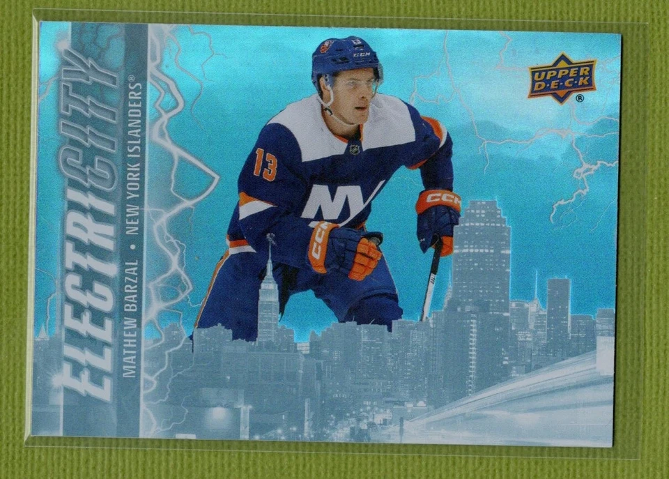 2024-25 Upper Deck Series 2 - Electric City Mathew Barzal #EC-3 - Image 1 of 1