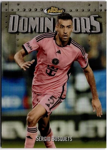 Sergio Busquets 2024 Topps Finest MLS Dominators #DO-10 Inter Miami - Imagen 1 de 2