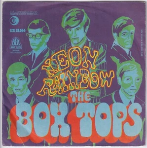 THE BOX TOPS-NEON RAINBOW/EVERYTHING I AM-RARE ORIGINAL ITALIAN 7" 45rpm 1967 - Picture 1 of 4