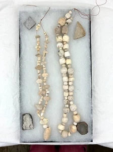 Ancient Anasazi Pottery & Shell Necklaces - Picture 1 of 8