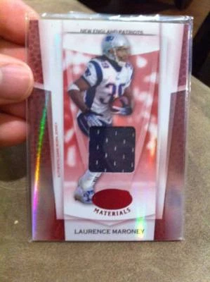 LAURENCE MARONEY 2007 CERTIFIED MATERIALS MIRROR RED PATS JERSEY PATCH /125!!!!  - Image 1 of 2