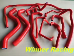 Silicone Radiator Hose Kit Fit Nissan Patrol Safary Y61 GR ZD30 3.0TD Turbo RED - Picture 1 of 5