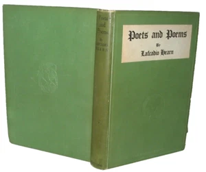 Poets and Poems by Lafcadio Hearn vintage lectures Japan university 1926 1st ed - Picture 1 of 2