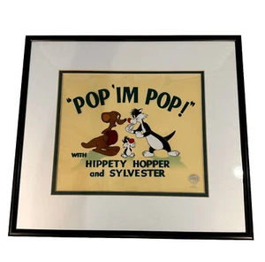 Warner Bros. Looney Tunes Sericel "POP ‘IM POP!" #2295 of 2500 Framed & Matted - Picture 1 of 9