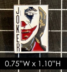 D.C. Joker Face (Joaquin Phoenix) Enamel pin - Picture 1 of 2