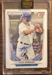 Alex Verdugo 2022 Archives Auto 2014 Bowman 1st #5/6 - Picture 1 of 2