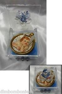 Bomboniera Medaglioni con angioletto scatolina nascita battesimo compleanno - Foto 1 di 1