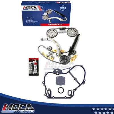 Kit de eje de equilibrio de junta de cubierta de cadena de distribución para 00-11 Buick Chevy 94201S 94202S  Foto 1 de 4