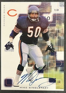 1999- 2017 Mike Singletary Autogramm 11 Karten Lot: Inserts - SN - SP - Proof - Bild 1 von 22