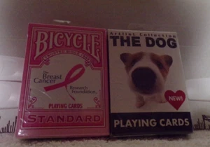 Fahrrad Spielkarten Brustkrebsforschung und aus Artlist Sammlung Der Hund - Bild 1 von 3