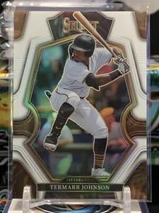 2023 Select Termarr Johnson RC White Prizm #/149 Premier Level 180 Pirates TZ 2P