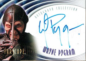 FARSCAPE SEASON TWO AUTOGRAPH CARD A9 WAYNE PYGRAM AS SCORPIUS