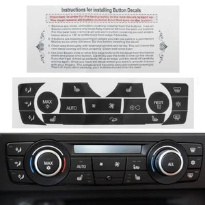 AC Climate Control Repair Kit Button Sticker For 2006-2011 BMW E90 E91 E92 330I - Picture 1 of 8