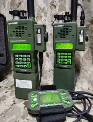 HARRIS TCA PRC 152A 15W Multiband VHF UHF Radio MILITARY Walkie talkie TCA KDU - Image 1 of 4
