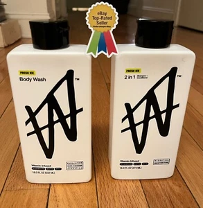 W Fresh Ice by Jake Paul Body Wash & 2 In 1 Shampoo & Conditioner Set of 2 - Picture 1 of 6