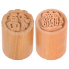  2 Pcs Jelly Filled Gummies Stamps Press Moon Cake Accessories