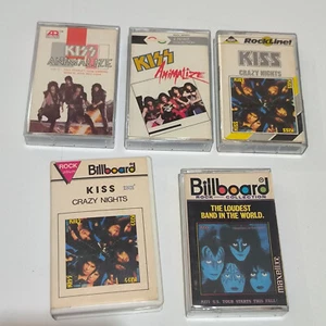 KISS - LOT 5X - indonesia VINTAGE tapes - Picture 1 of 11